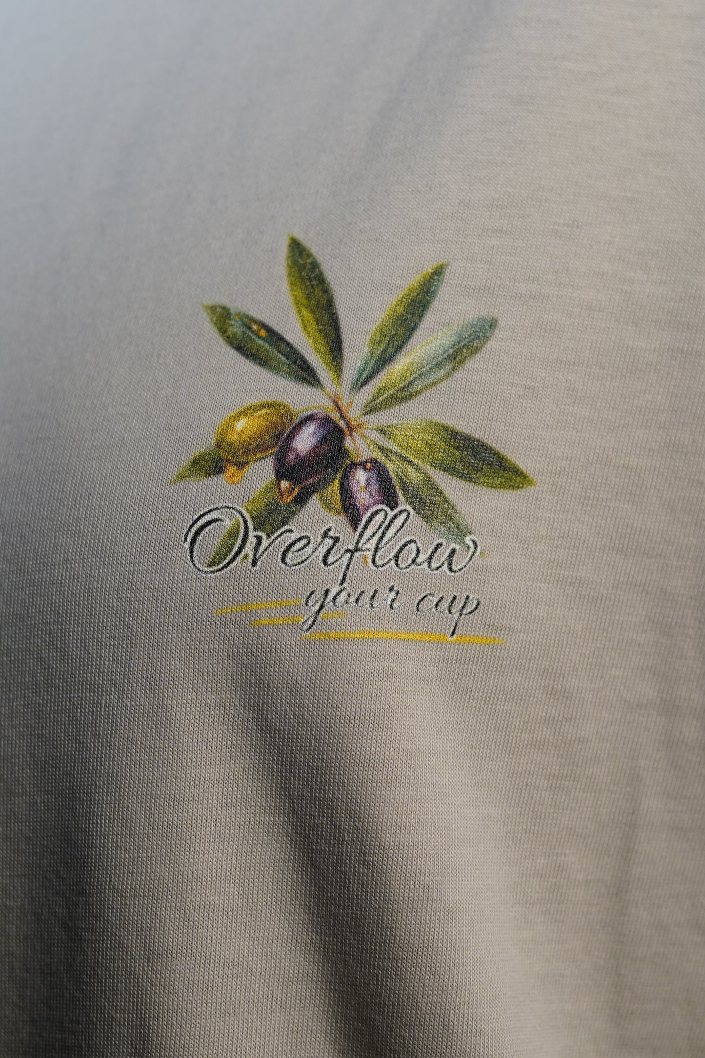 Oversize Striped Green- Front Print