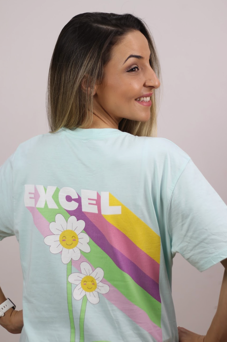 Camiseta Excel Flowers